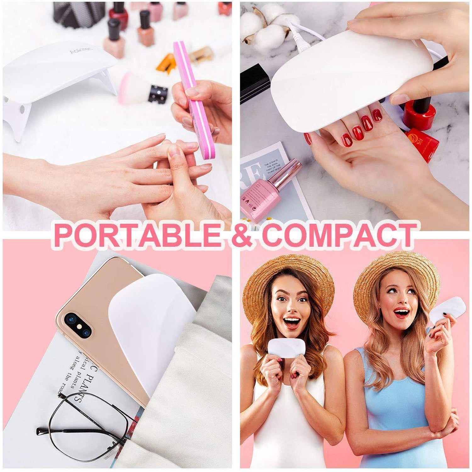 Portable nail polish drying unit. Portable nail polish drying unit.